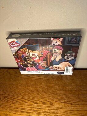 New Hua Dada 1000 Pc. Puzzle Titled Puppy Dream House